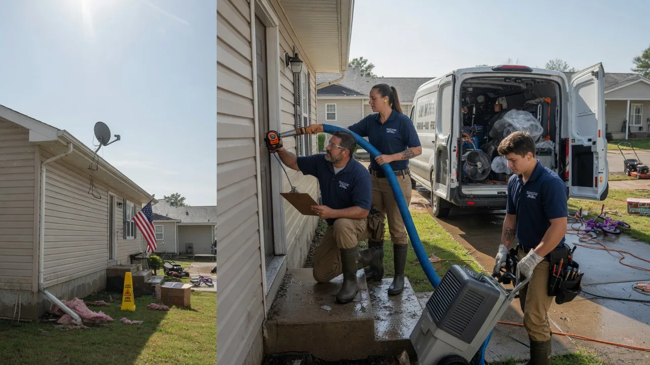 Ceiling Water Damage Restoration in Causey, NM near me
